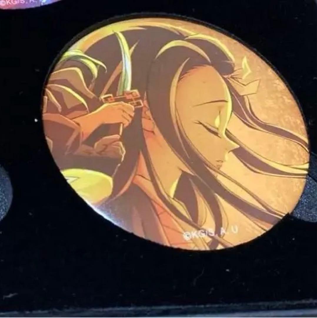 鬼滅の刃 キービジュアル 缶バッジ 不死川実弥 竈門禰豆子 KV - メルカリ