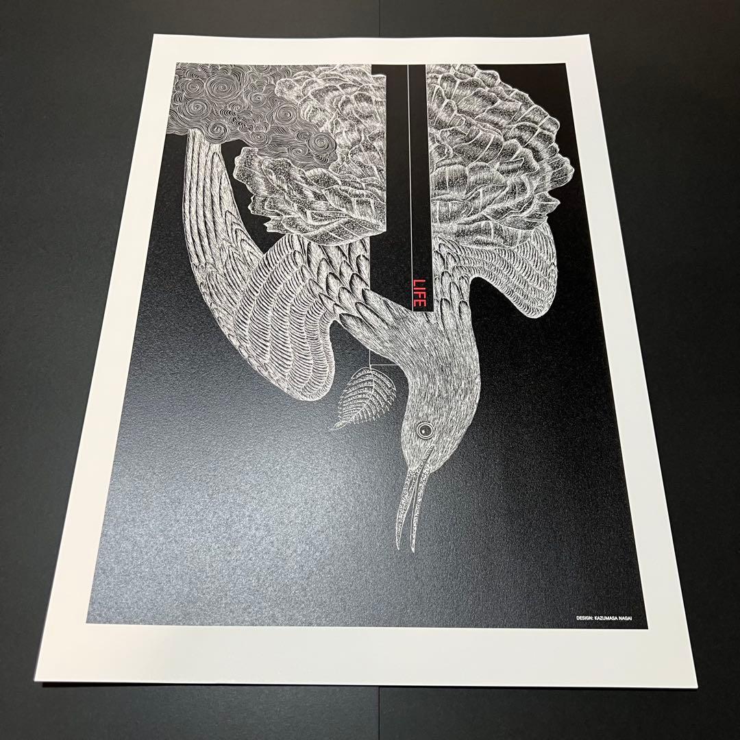 【入手困難】永井一正　『LIFE』ポスター 5枚セット