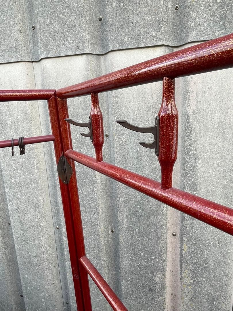 稀少/古道具/当時物/無垢材/木製/衣紋掛け/衣桁/着物掛け/19