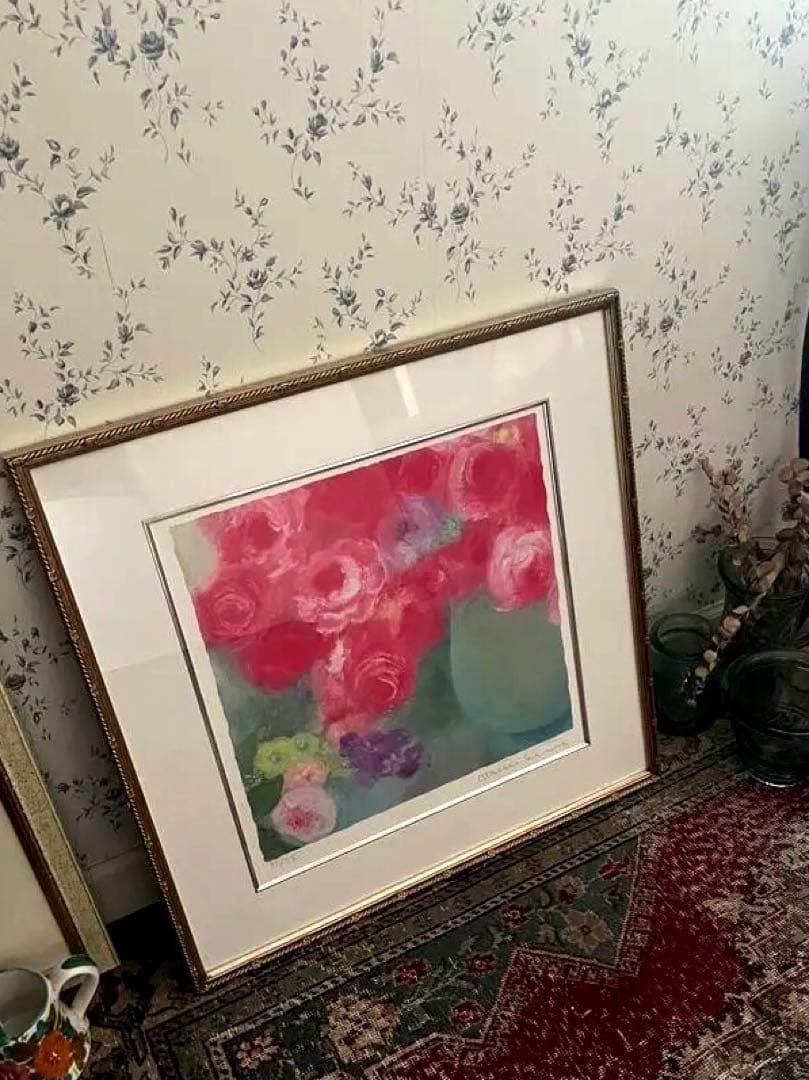 版画 ジニー・キム 35枚限定ジクレー 直筆サイン、ED.証明書有 額装