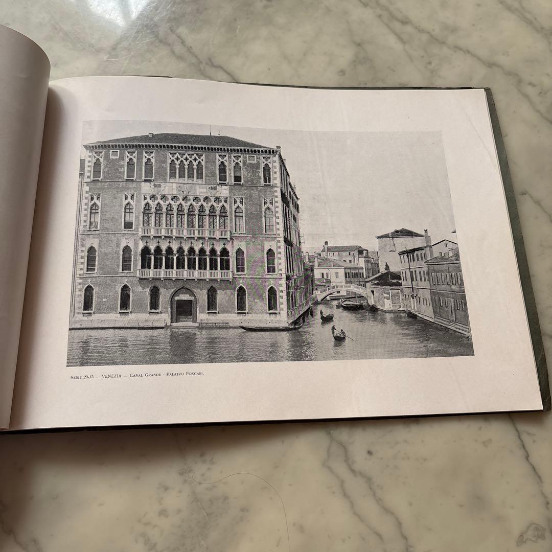 イタリア アンティーク ヴィンテージ フォトアルバム 写真集 ヴェネツィア