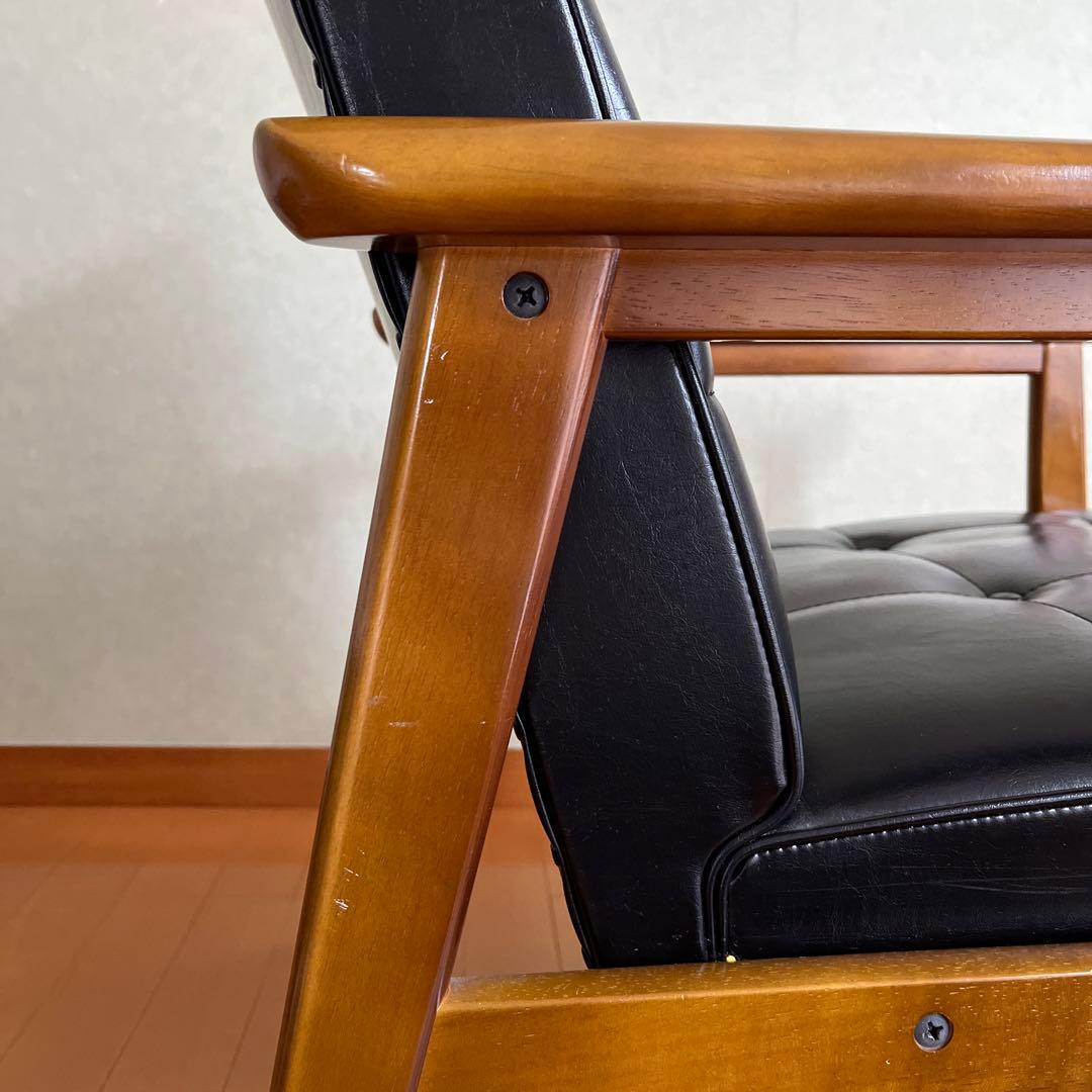 カリモク60 Kチェア　1シーター スタンダードブラック