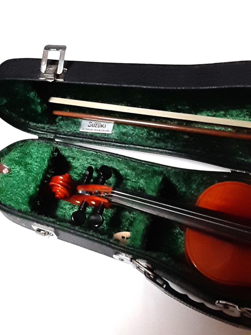 【超美品】SUZUKI バイオリン　NO220 サイズ1/10　ケース/弓/松脂
