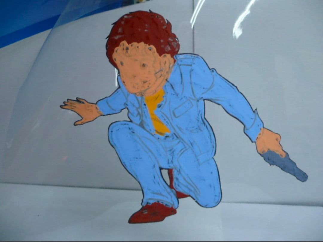 【貴重】機動戦士ガンダム【アムロ・レイ,＆背景】セル画