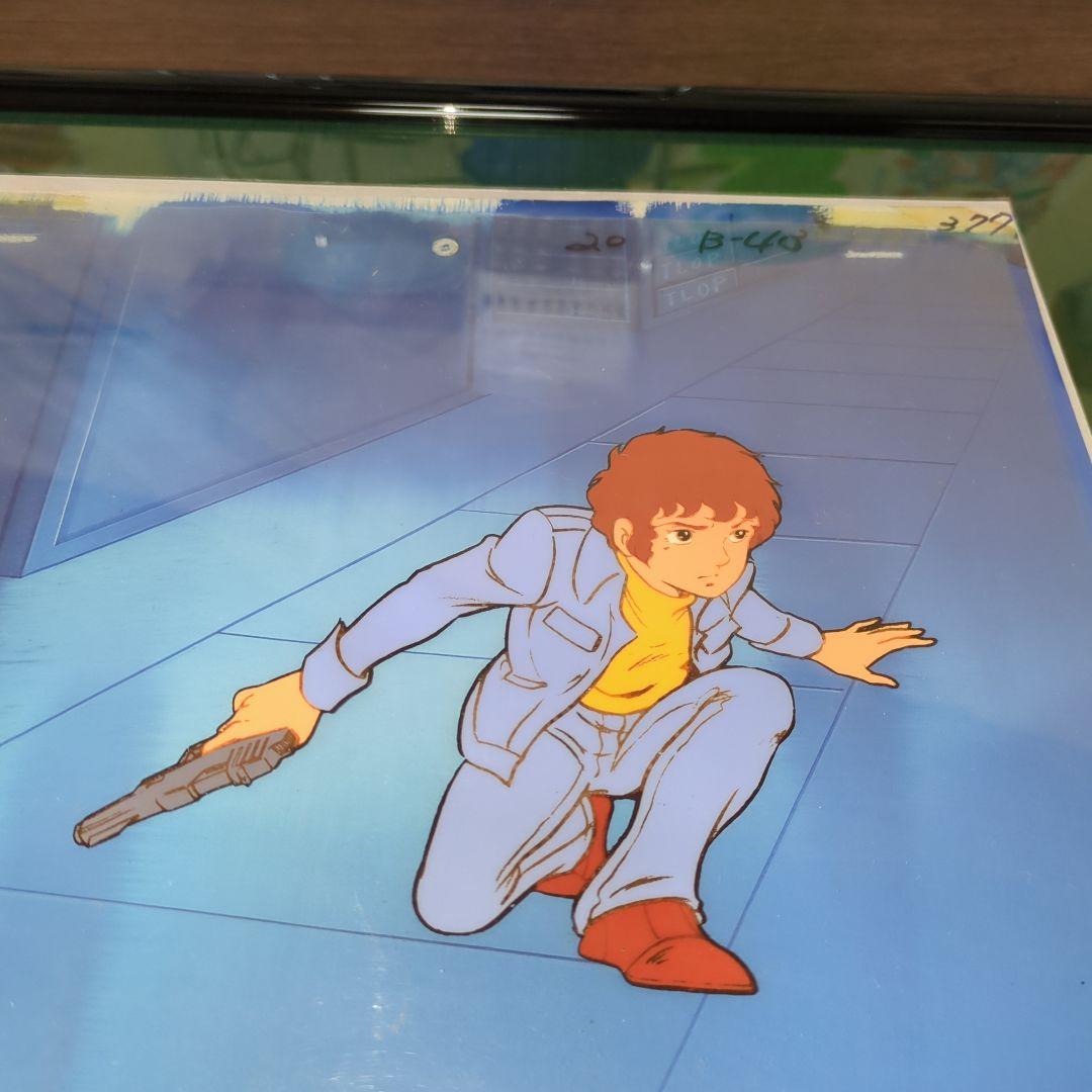 【貴重】機動戦士ガンダム【アムロ・レイ,＆背景】セル画