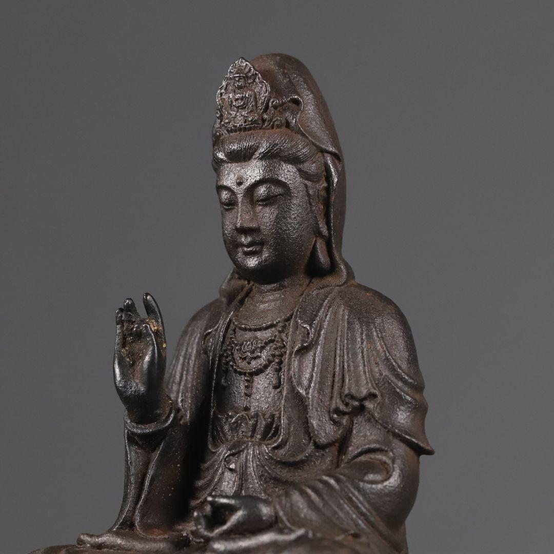 弥勒仏像 鉄器 開運 風水 重厚 極細工 装飾品 工芸品 置物 仏教美術 美術