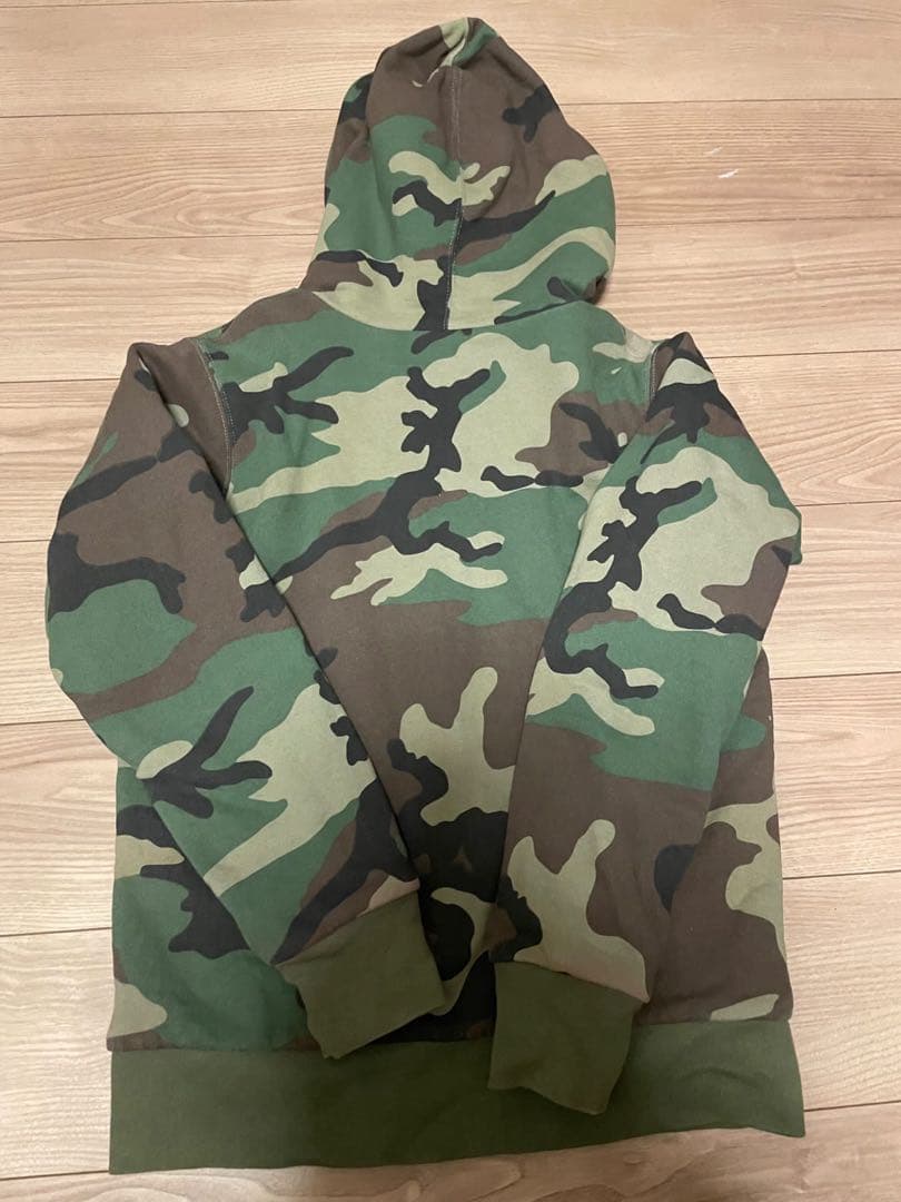 Supreme 迷彩ジップフーディー　s