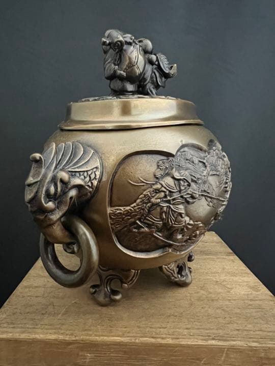 香炉 チベット仏 持金剛 彫刻 置物 開運 風水 骨董 インテリア