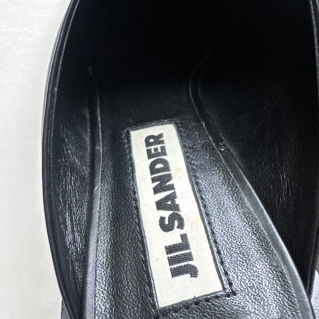 jil sander メタルミュール35 ポインティドトゥサンダル 保存袋付き
