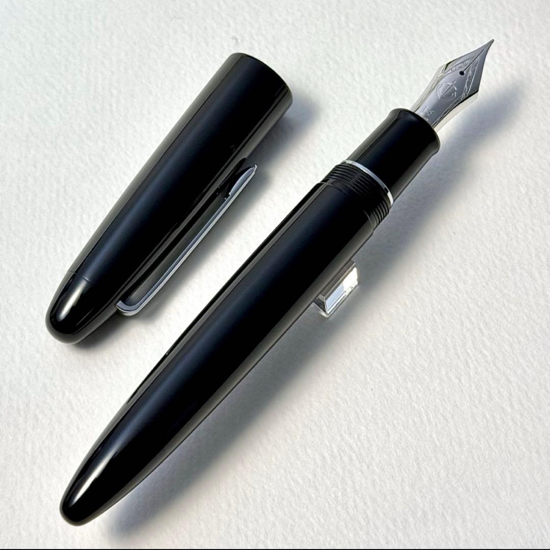 新品未使用 セーラー 万年筆 キングプロフィット KOP エボナイト M