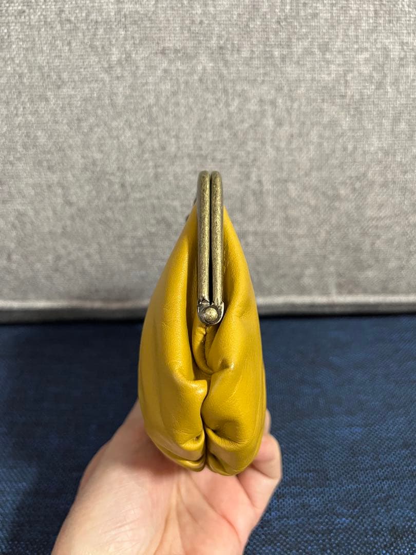 リゼッタ lisette ポルトモネがま口財布ショート　フラワー　カナリ