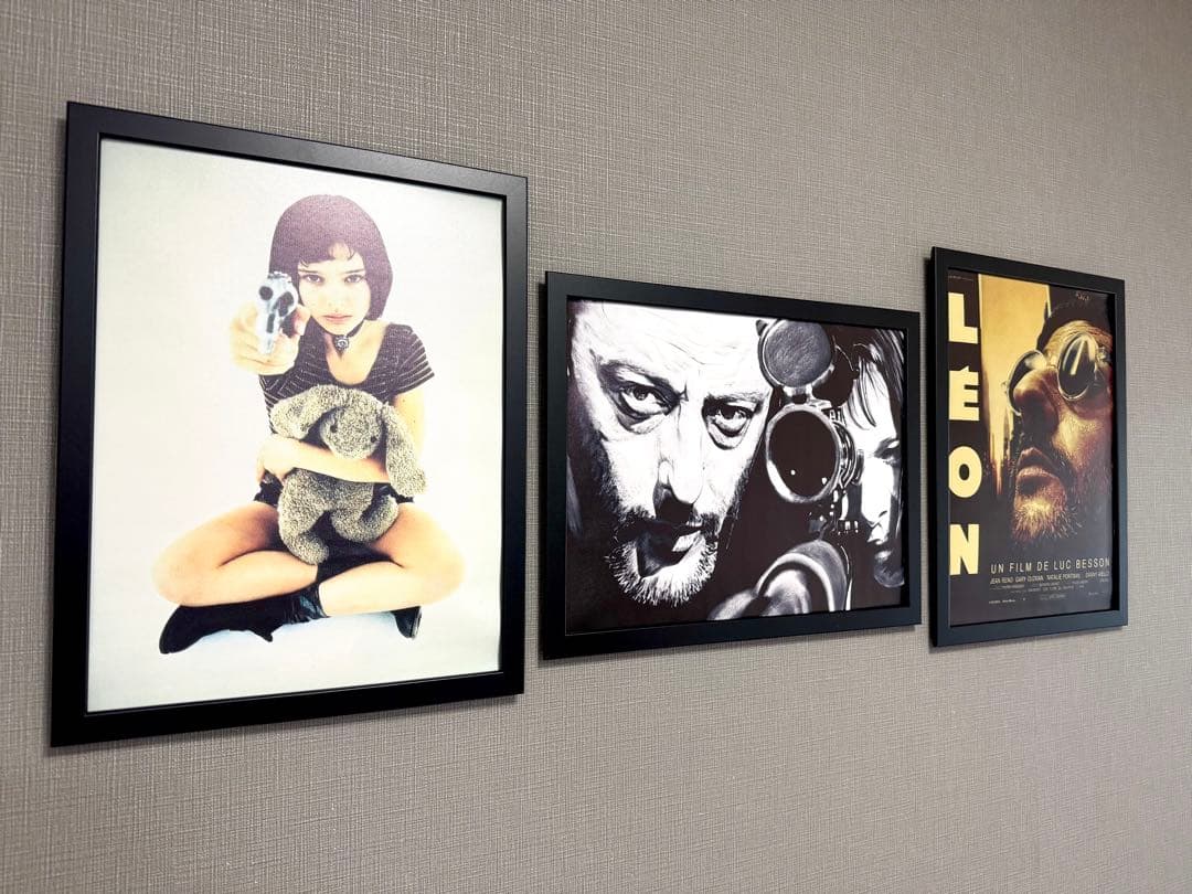 No.288フレーム付きキャンバスアート　映画ポスター　LEON インテリア絵画