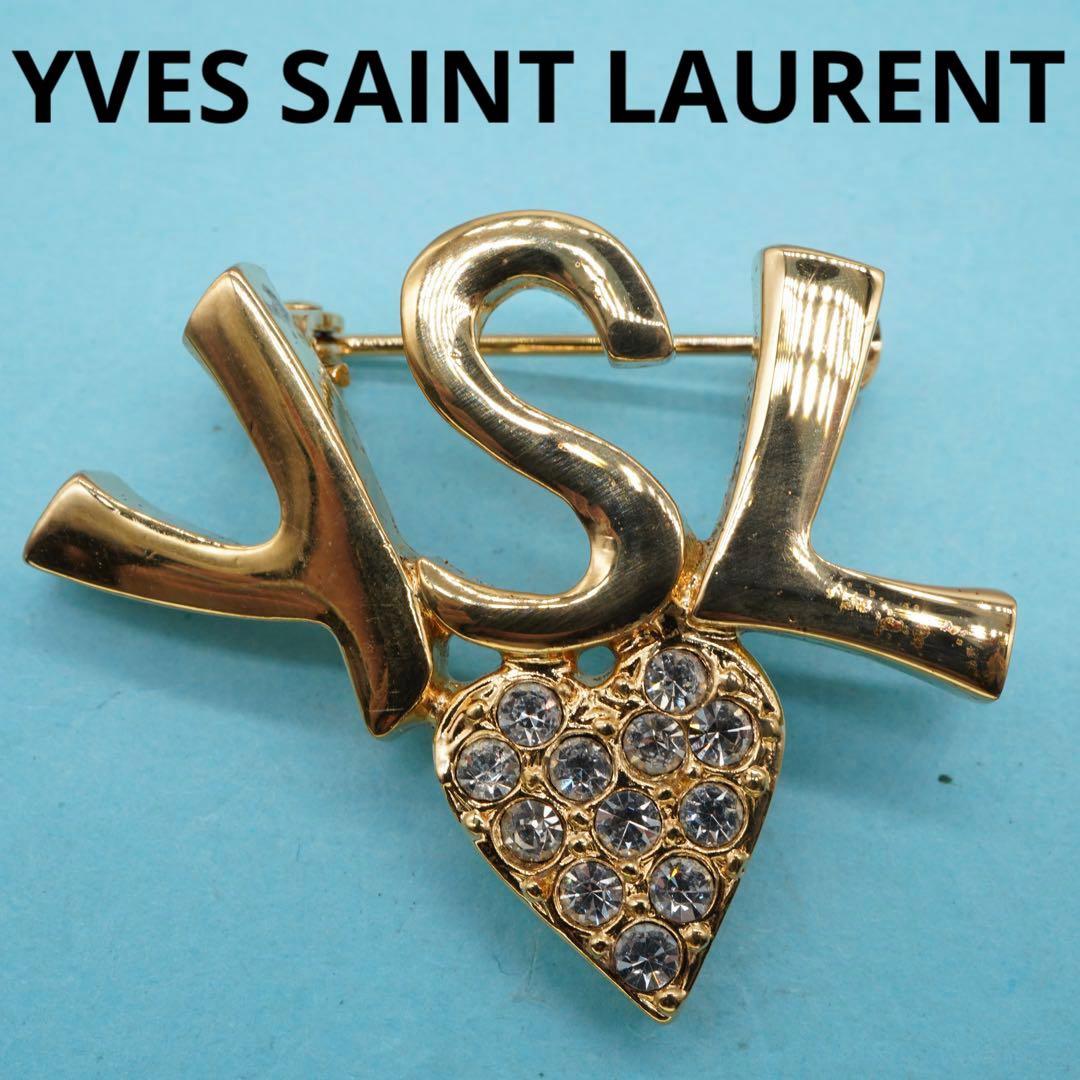 708／YVES SAINT LAURENT イヴサンローラン ブローチ L108661118