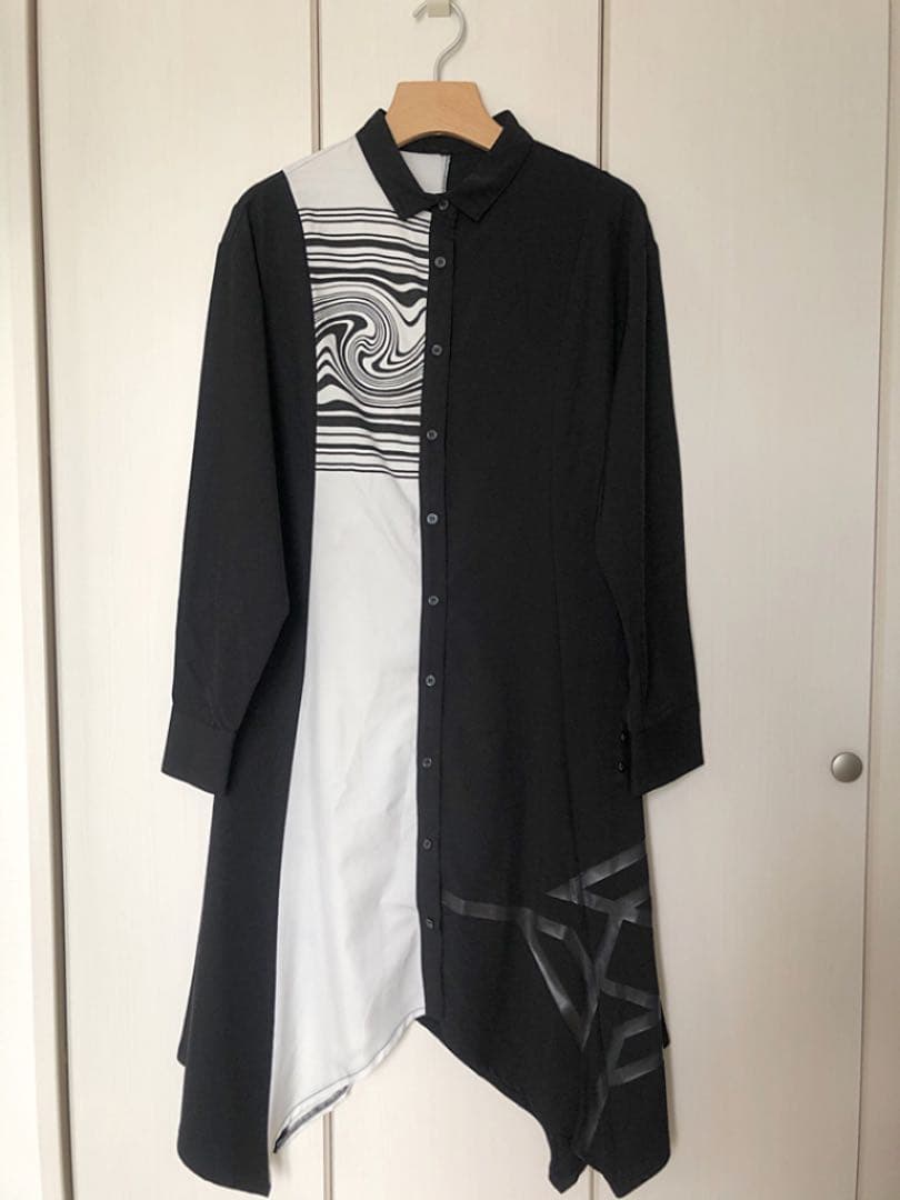 平沢進（核P-MODEL）回=回ライブグッズ オーバーサイズロングシャツ