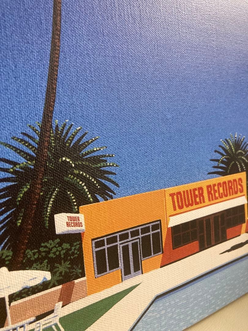 永井博　ファブリックパネル