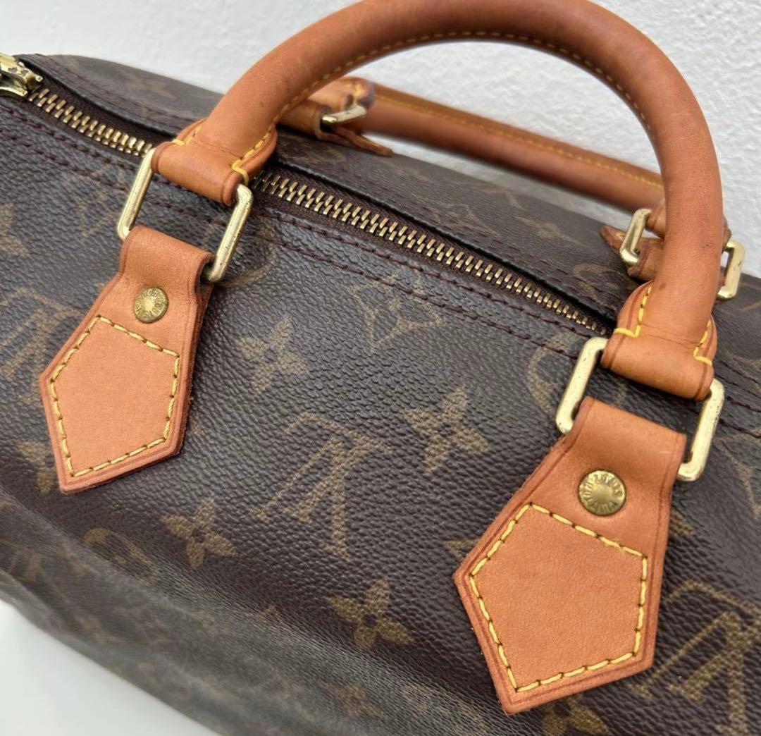 ルイヴィトン●スピーディ25 ●正規ショルダー付き●斜め掛け●中古美品
