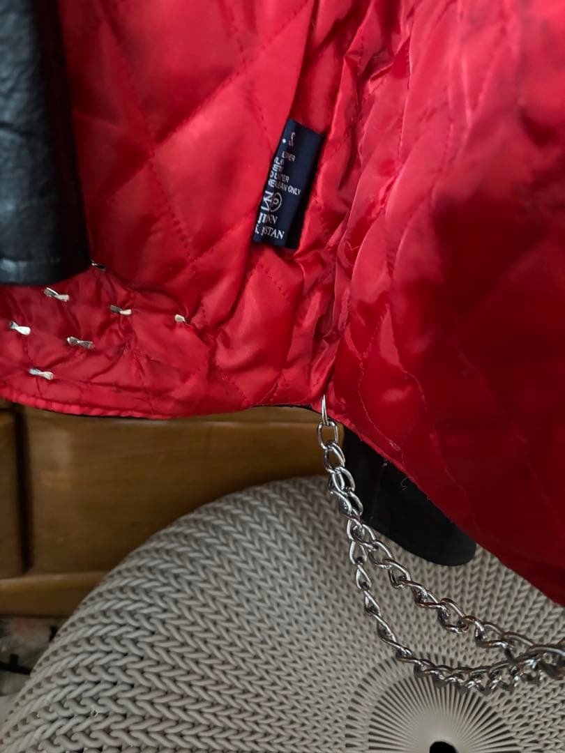 TOKYO PUNKER レザージャケット 黒 32 メンズ