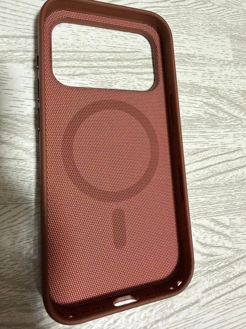 Apple純正 テックウーブン iPhone17Proケース シエナ