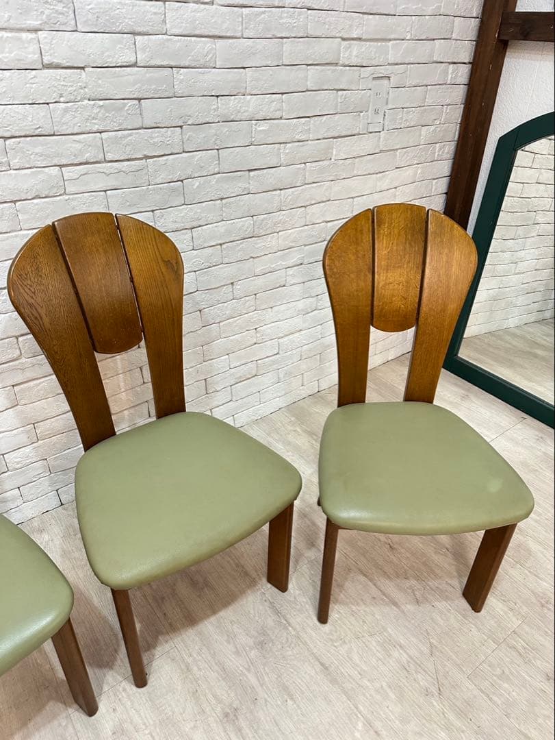 【東京都内23区配送無料】浜本工芸　定価35万ダイニングテーブル　＋チェア4脚