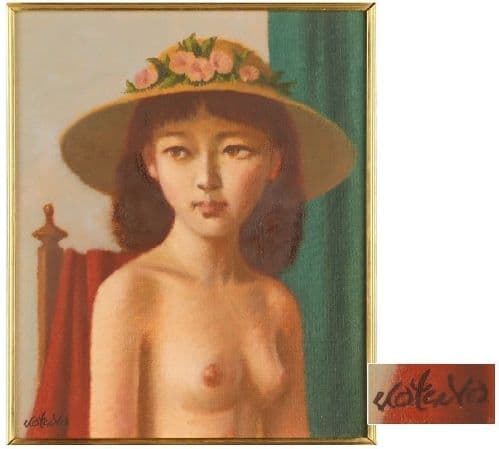 佐藤カツヤ氏のF３号油彩画