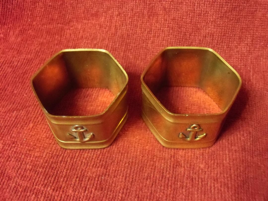 ＢＷドイツ軍/連邦軍＊海軍＊ナフキンリング＊ペア（実物）