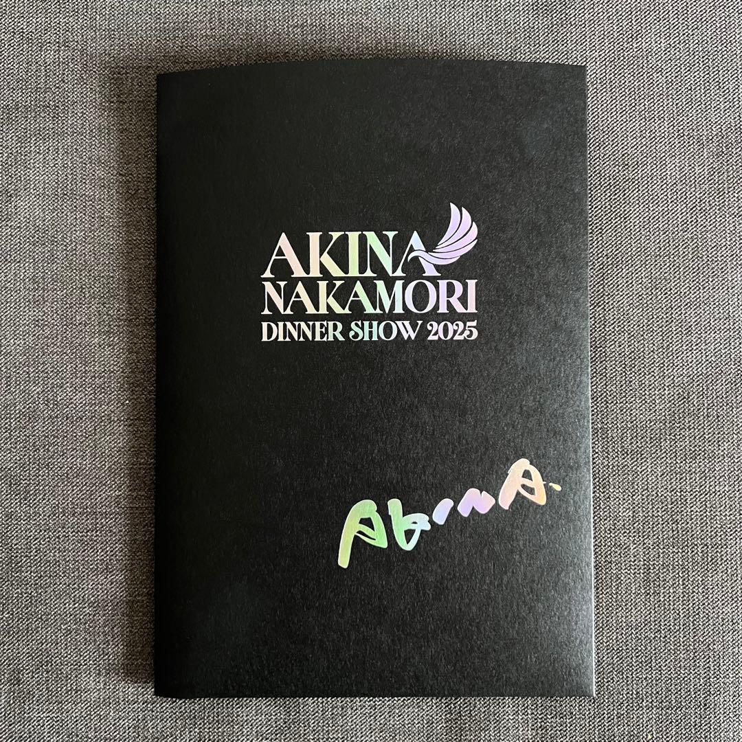 中森明菜ディナーショー2025 ポストカード メニュー トートバッグ AKINA