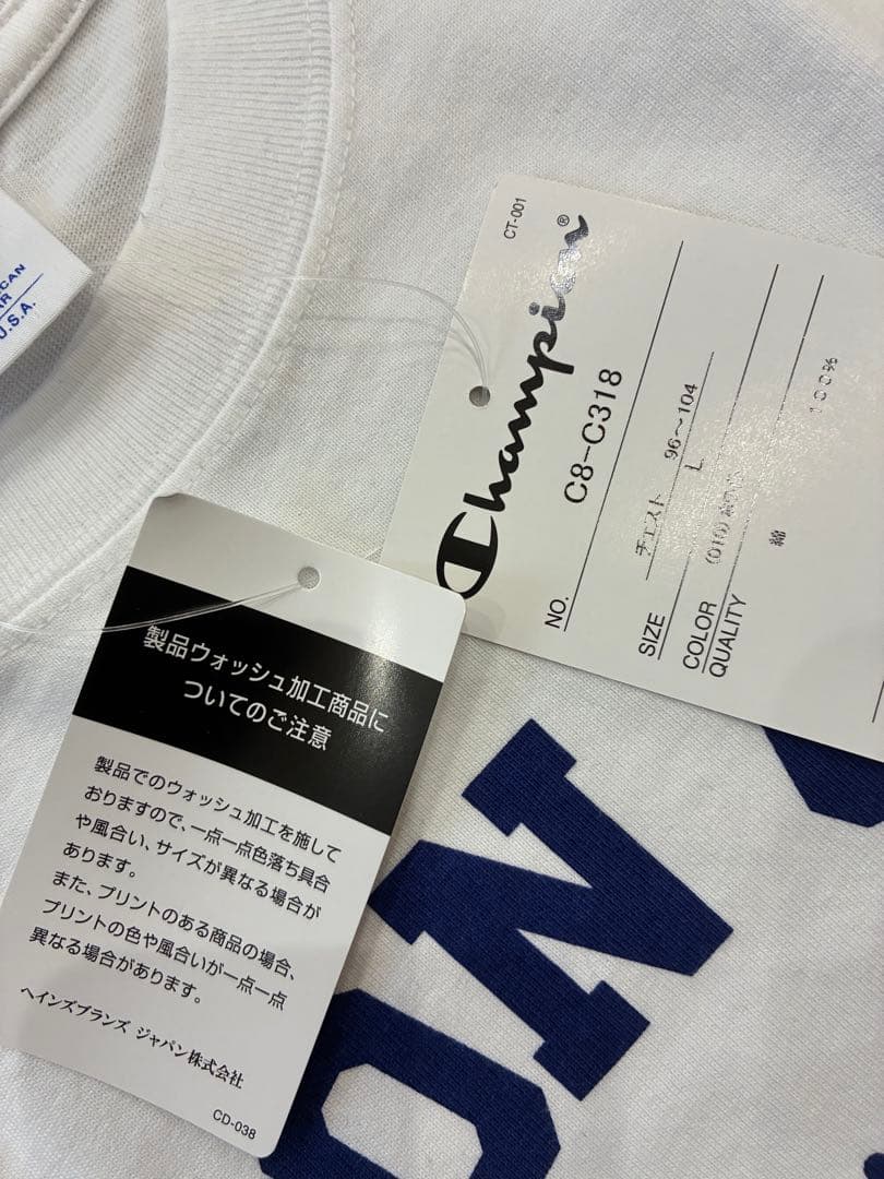 新品】チャンピオン×ドラゴンクエスト コラボ Tシャツ Lホワイト