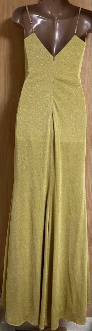 AR24323＊メッシュVカット✖️ラメストレッチロングドレスyeS