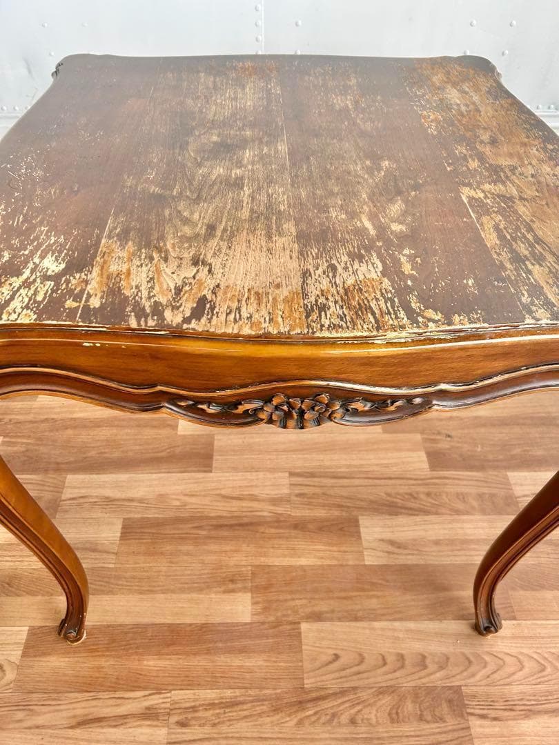 630 イタリア製 猫脚 ダイニングテーブル 木製 クラシック アンティーク