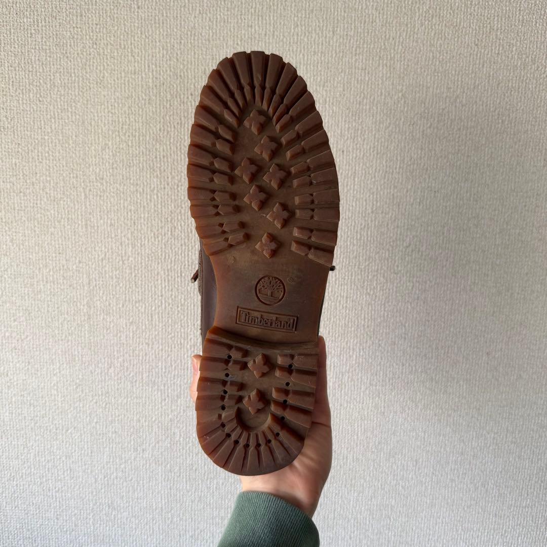 Timberland ダークブラウン モカシン　デッキシューズ　革靴　レザー