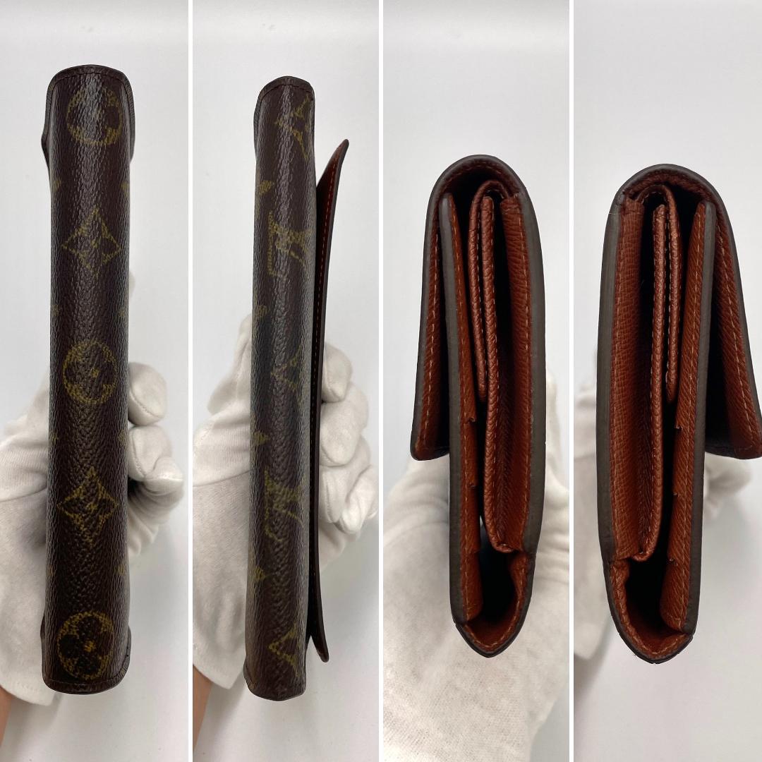 ルイヴィトン長財布モノグラムインターナショナル茶