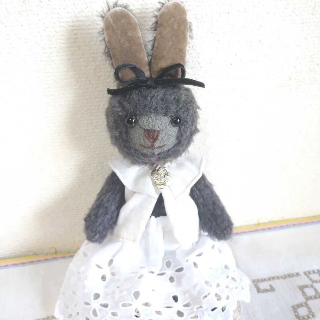 テディベア 作家 hirahira ぬいぐるみ うさぎ アンティーク