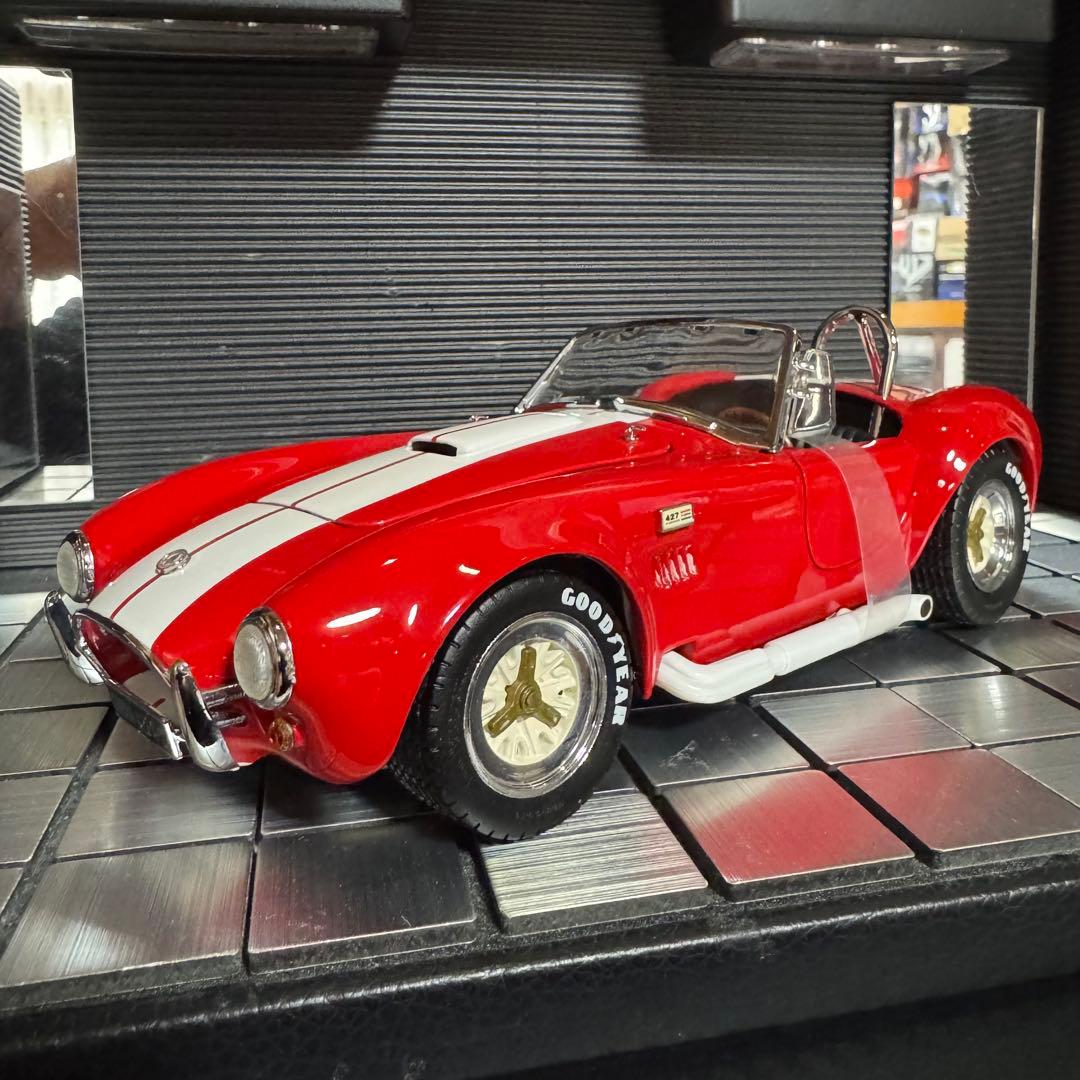 絶版未展示品 京商 1/18 コブラ427 レッド