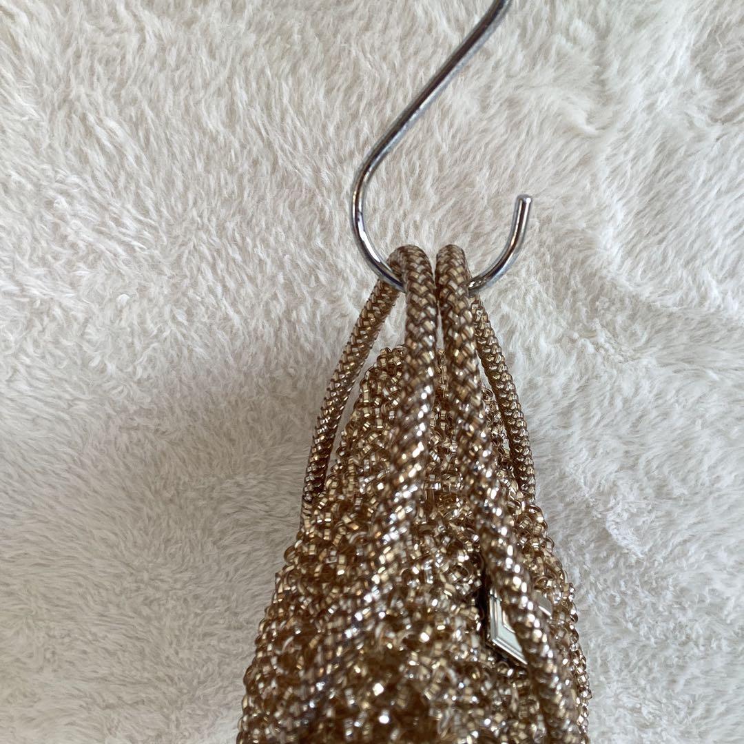 アンテプリマ 2way ハンドバッグ　ショルダーバッグ ターンロック　ゴールド