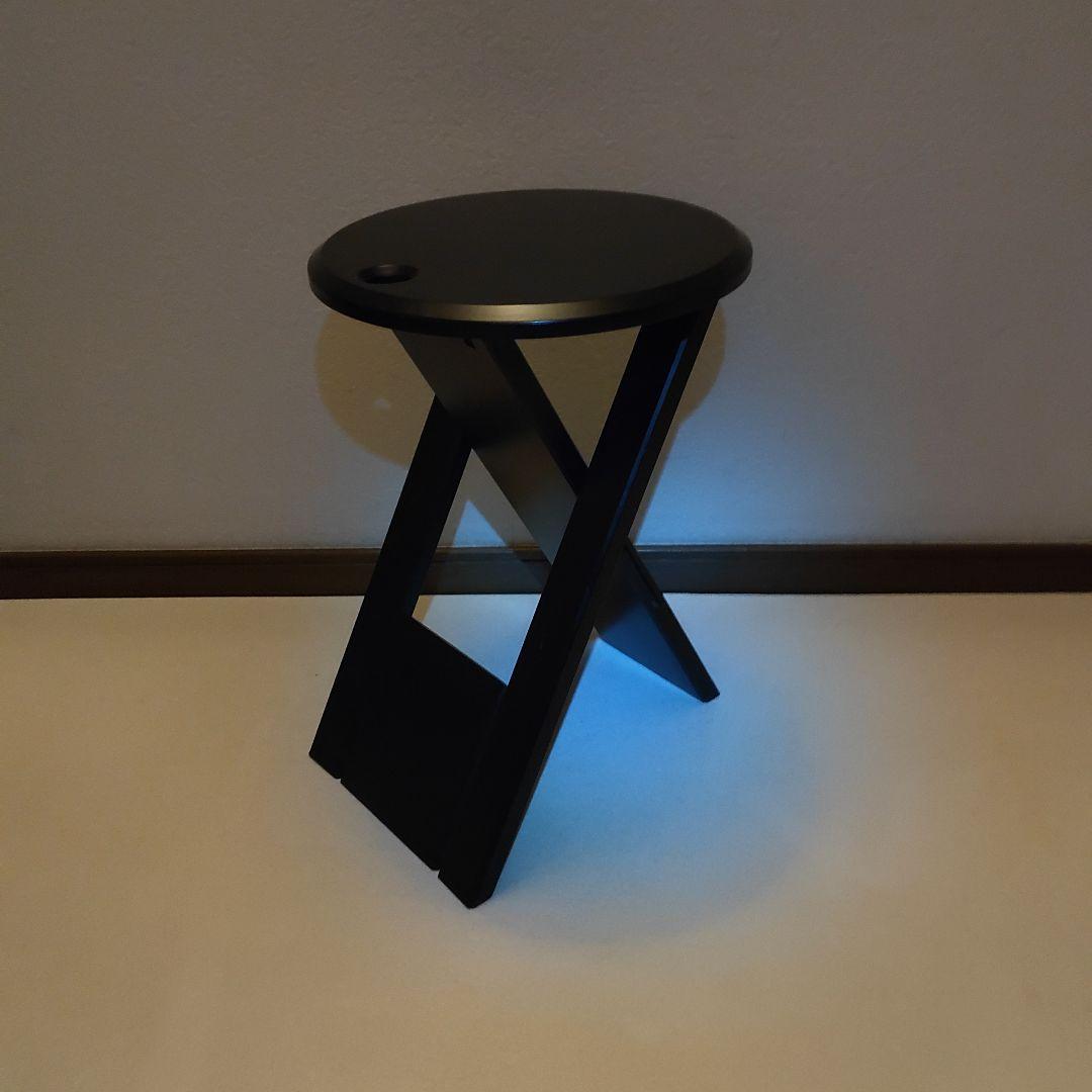 ヴィンテージ 木製フォールディング　スツール　椅子　ロジェタロン　フランス