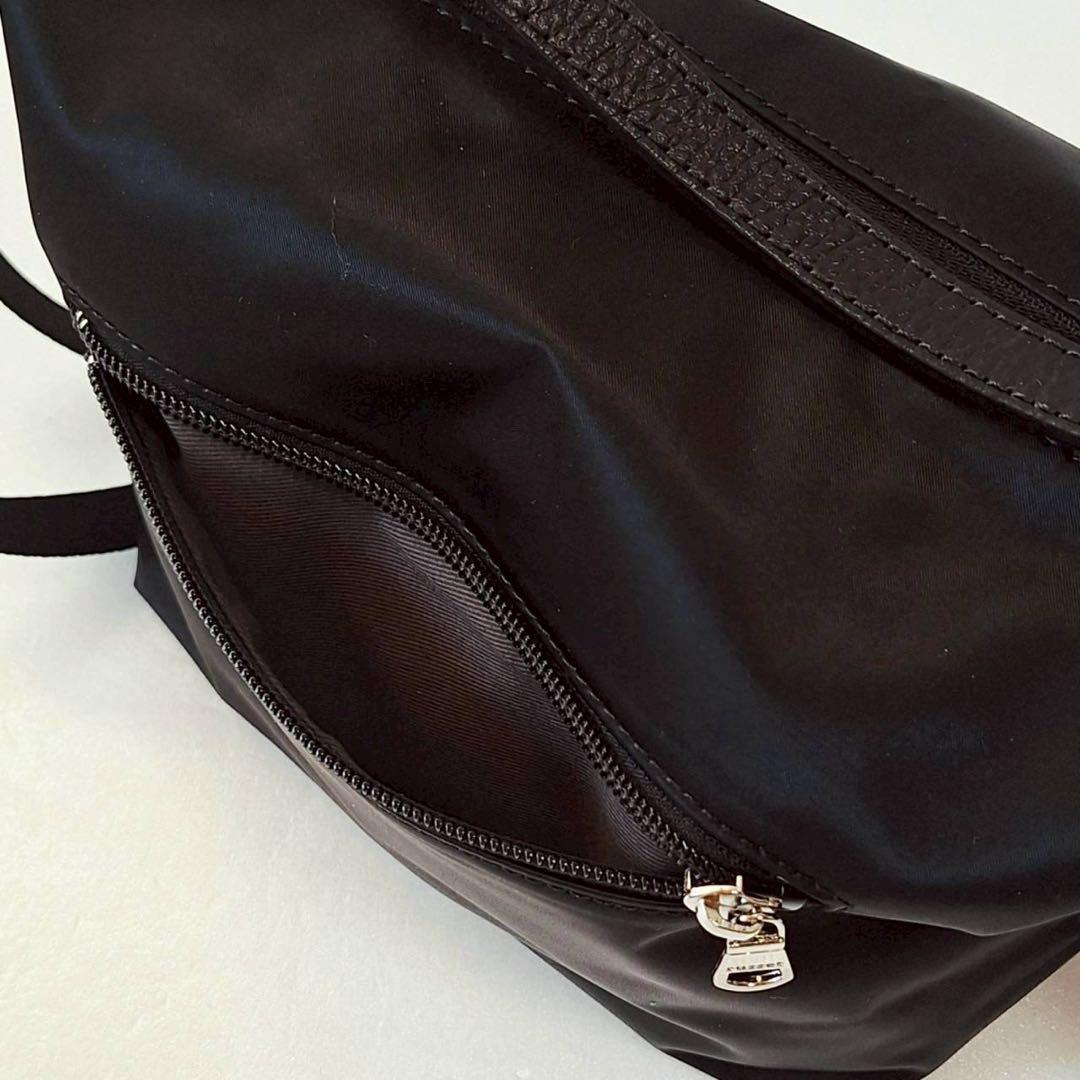 B2071【未使用級】russet ショルダーバッグ クラウズナイロン 黒