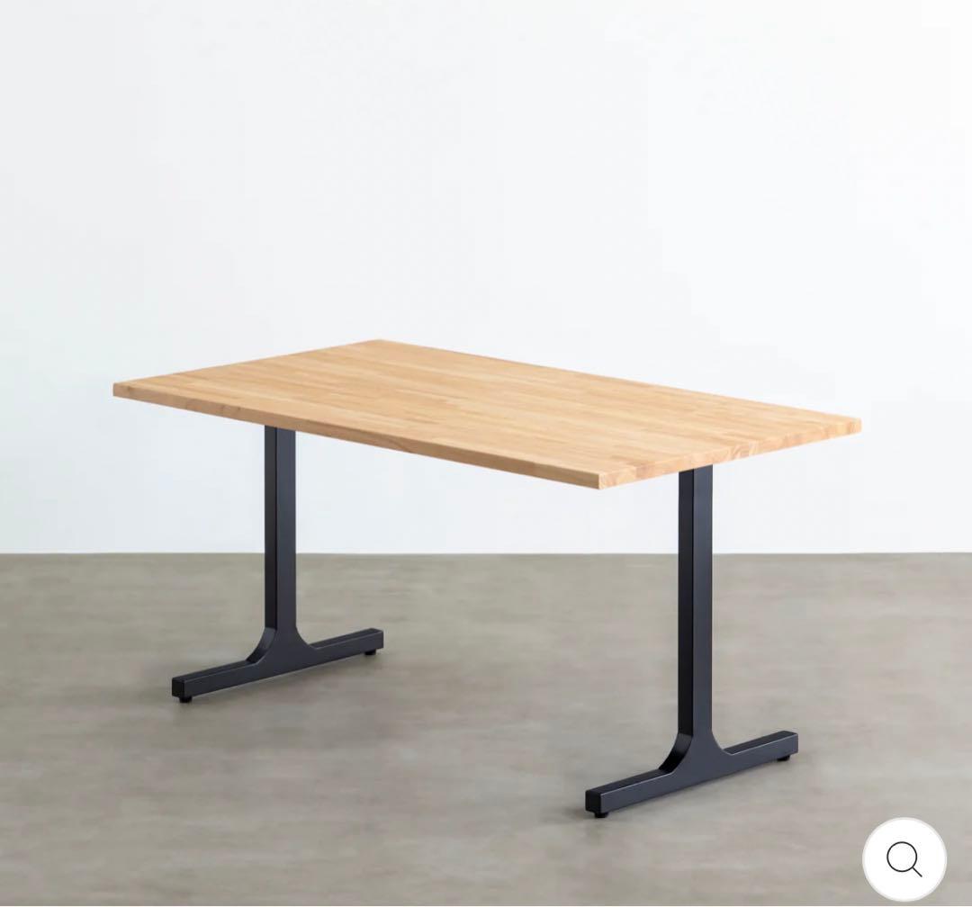 kanademono ダイニングテーブル ラバーウッドA 140×80