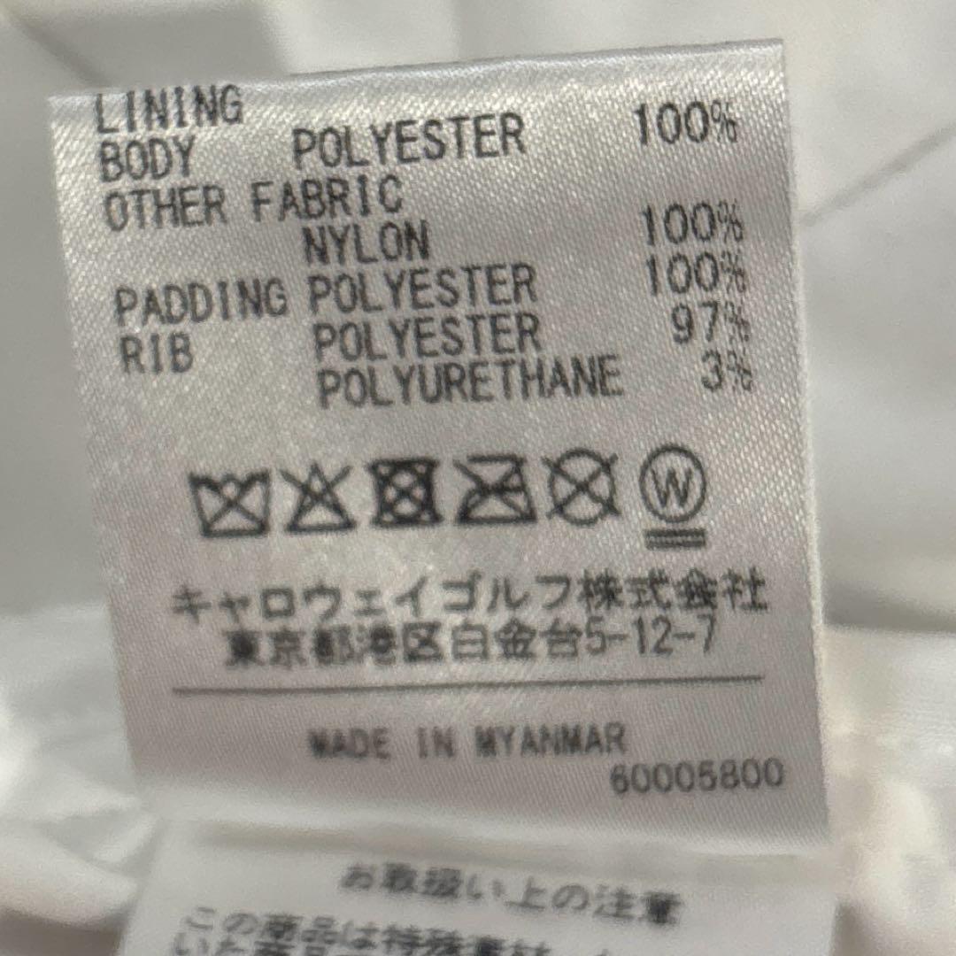 専用【美品/23AW /レディースL】キャロウェイ　キルティングジャケット　白