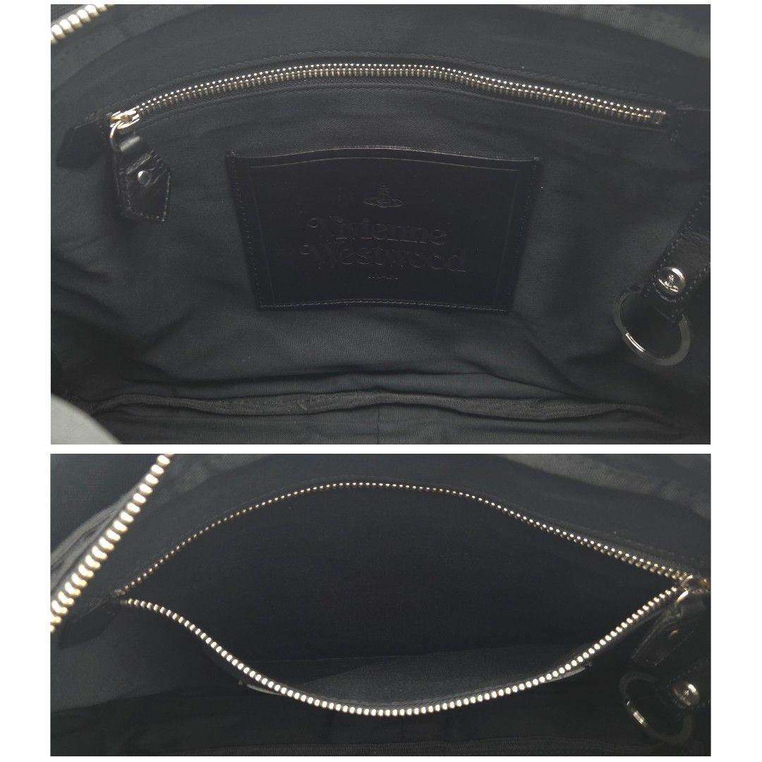 良品✨ヴィヴィアンウエストウッド 2Way ビジネスバッグ ナイロン レザー 黒