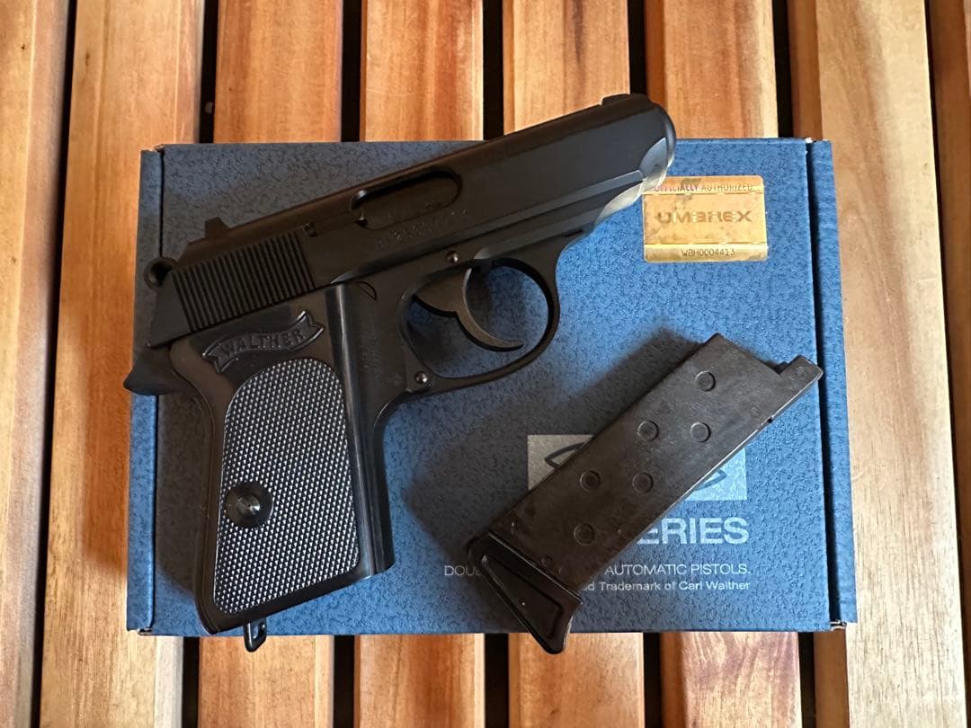 美品！！ Walther PPK ガスブローバック ブラックモデル