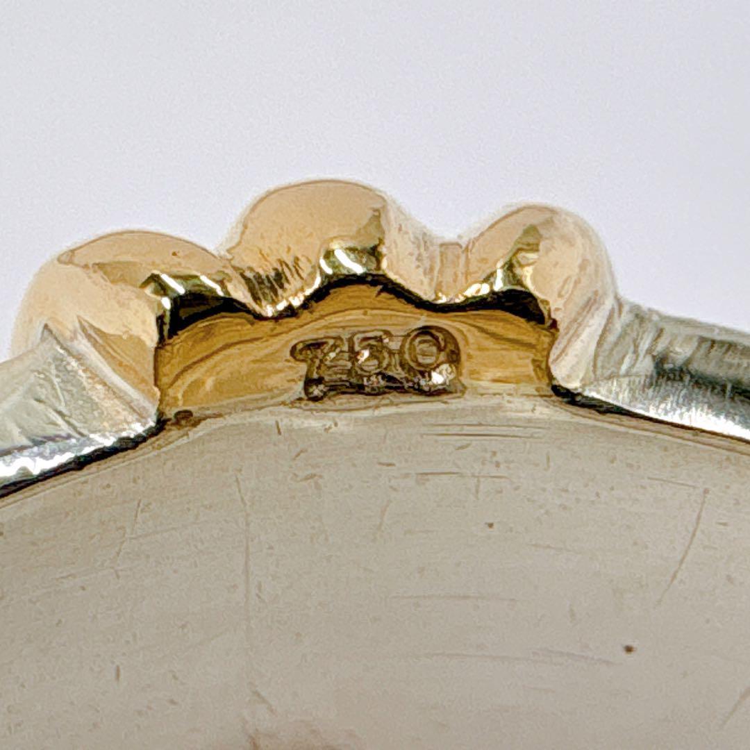 極美品 オールドティファニー グルーヴ ウィズ コンビ 13号 シルバー k18