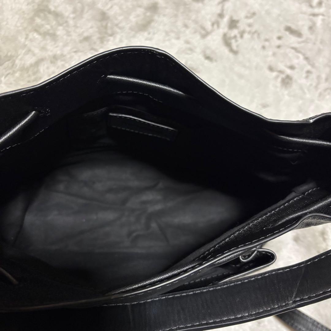 See By Chloe レザー 2way ショルダーバッグ ブラック×ゴールド