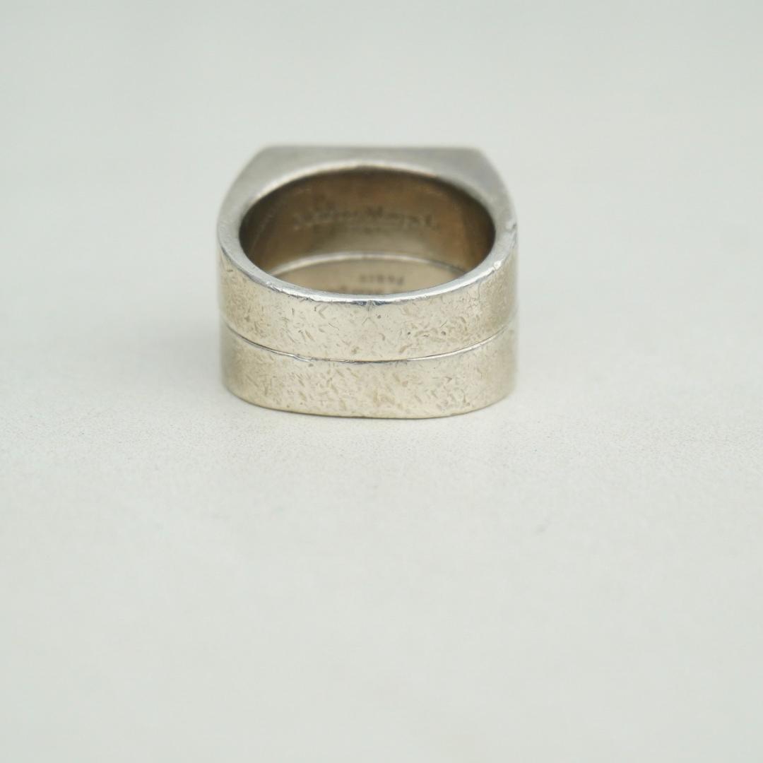 20AW Maison Margiela ツースタッカブル リング 57Q▲