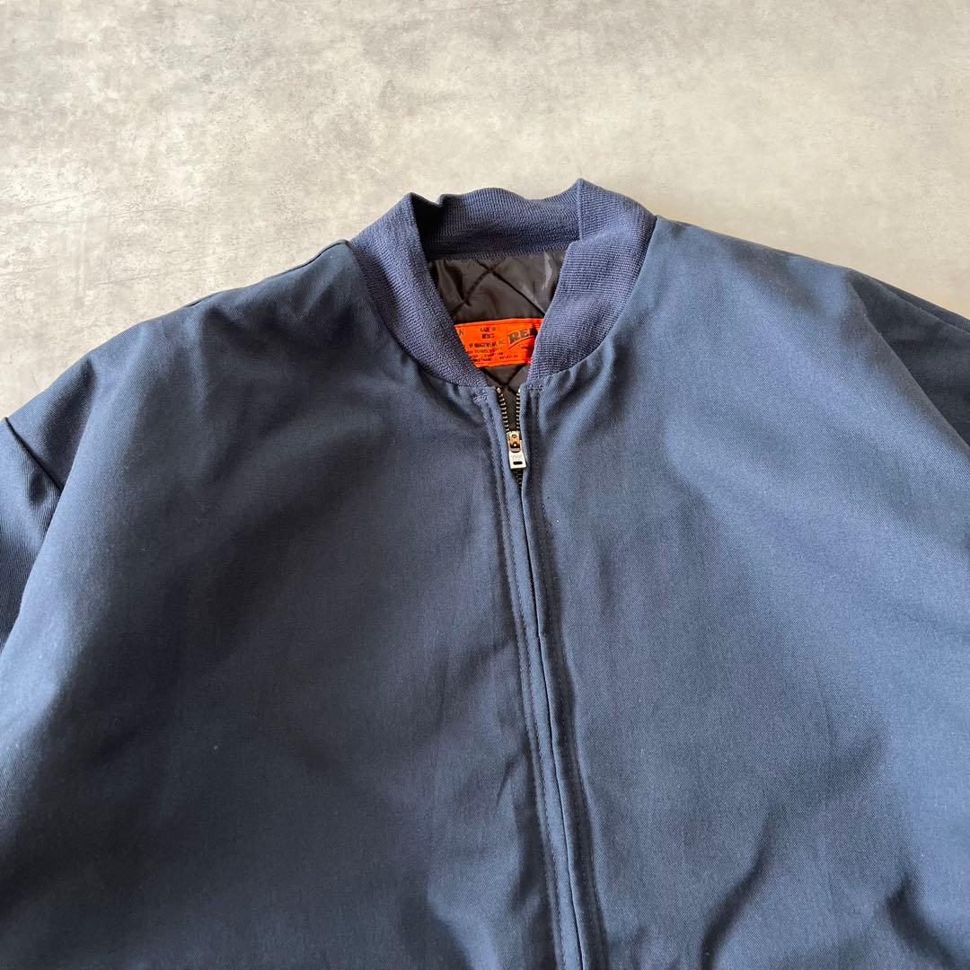 90's~RED KAP レッドキャップ 中綿ワークジャケット 裏地キルティング