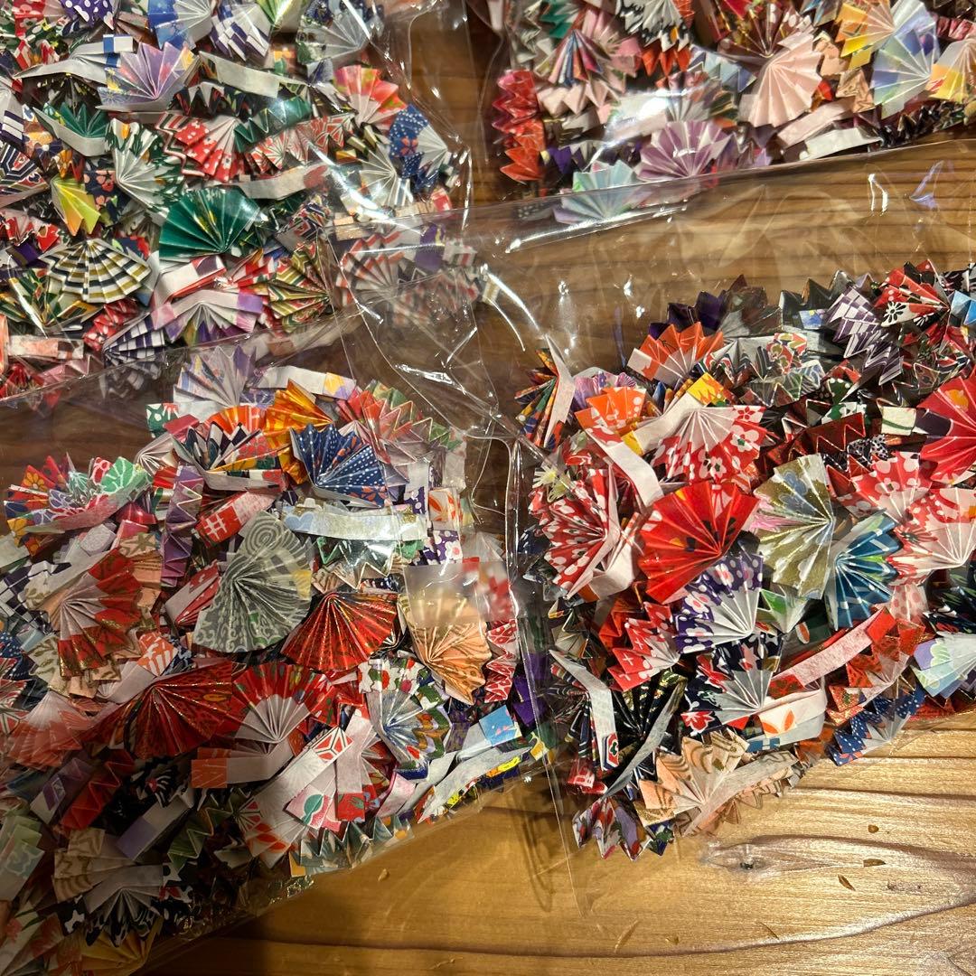 【マロン】1月分　和柄和紙の扇子　1000個