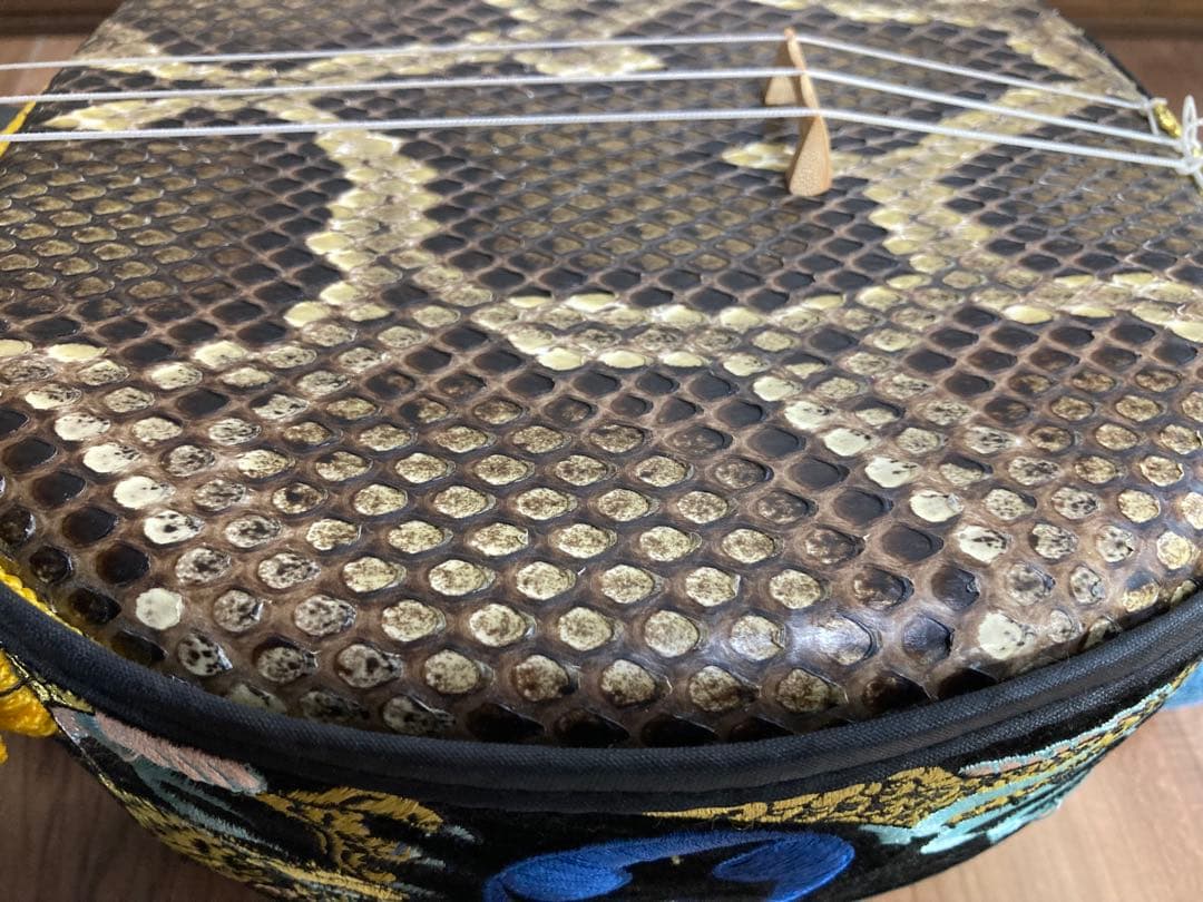 登り竜ティーガ】沖縄三線✨本革強化張り✨訳あり