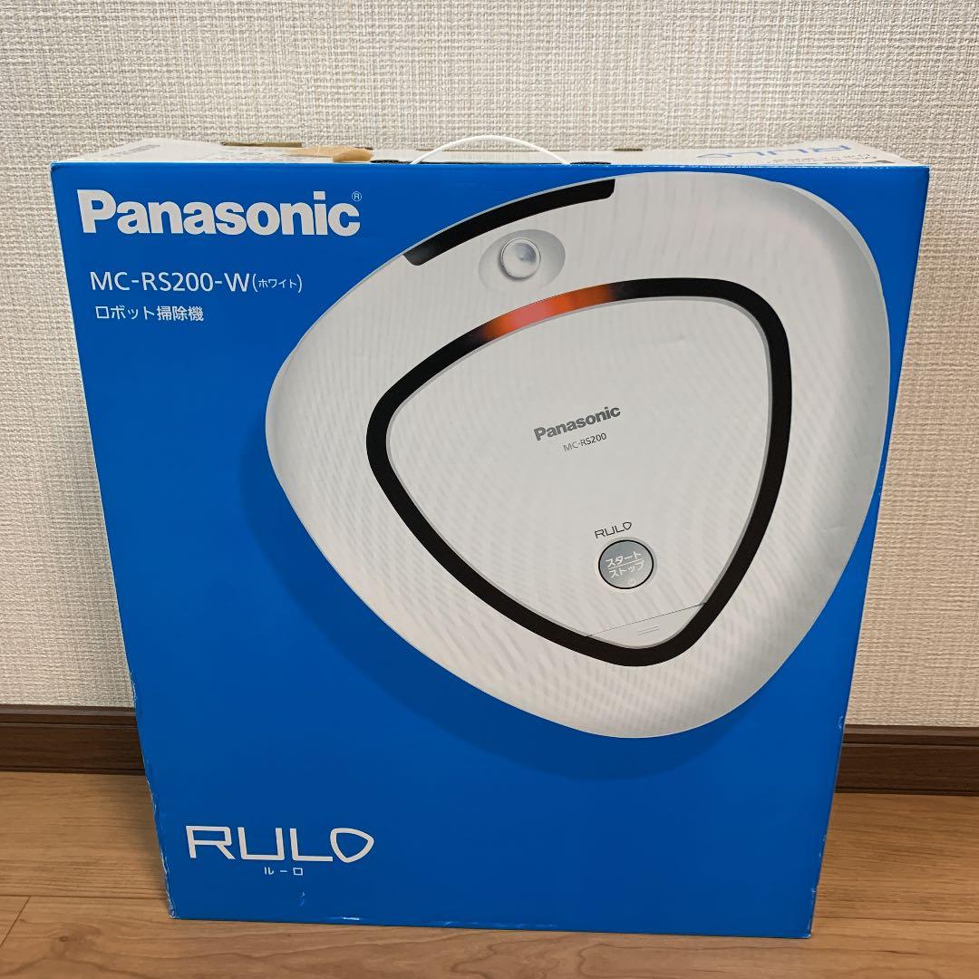 本物 Panasonic MC-RS200-W 中古】パナソニック ロボット掃除機 RULO