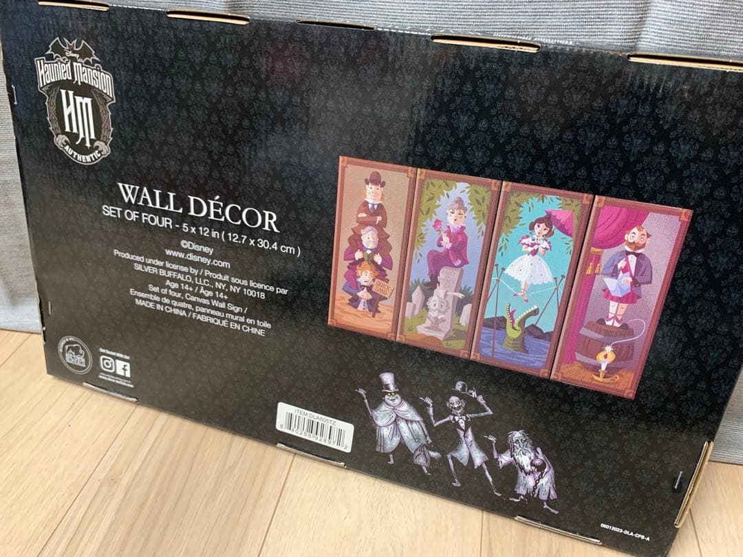 ディズニー　ホーンテッドマンション　ストレッチングルーム　アートセット