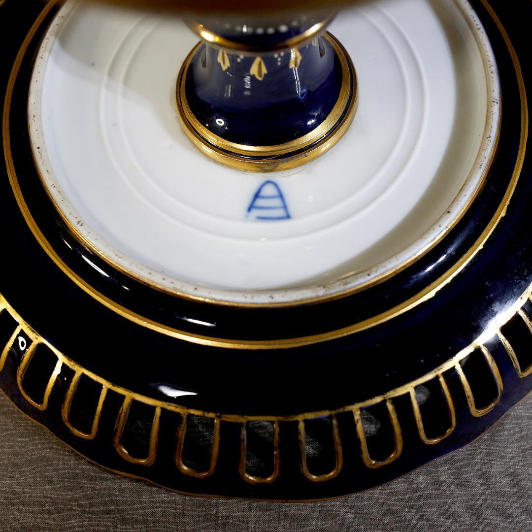 送料込み】ヴィエナスタイル 金彩レリーフ神話文 天使 コンポート