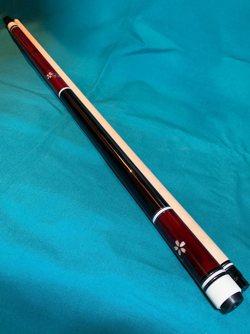 赤【新品】桜インレイ・プレイキュー・ラジアル・12ｍｍ